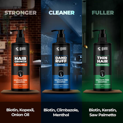 Beardo Hair Growth Vitalizer Shampoo, 200 ml