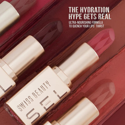 Swiss Beauty Select Crème Touch Hydrating Lipstick-3g