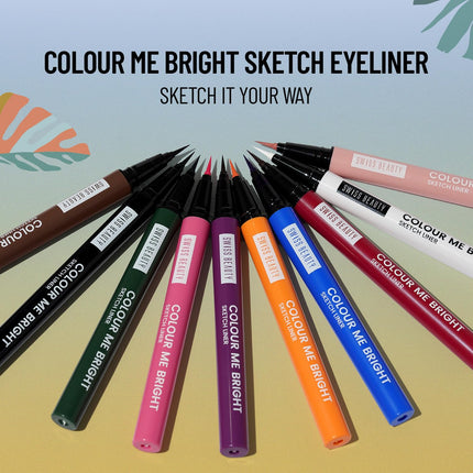 Swiss Beauty Colour Me Bright Matte finish Sketch Eyeliner-0.7ml