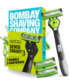 Bombay Shaving Company Sensi Smart 3 Value Pack (Handle + 3 Blades Cartridge)