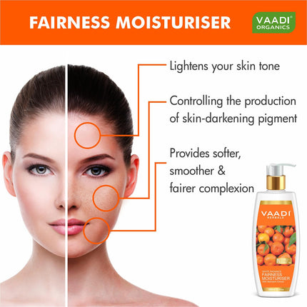 Vaadi Herbals Fairness Moisturiser With Mandarin Extract, 350 Ml