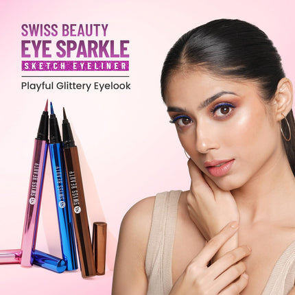 SWISS BEAUTY Eye Glittery Sparkle Sketch liner pencil-0.6g