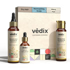 Vedix Ayurvedic Regimen for Dry, Wavy Hair/Normal-Oily Scalp 3 Product Kit