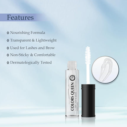 Colors Queen Clear Lash & Brow Mascara – 7ml