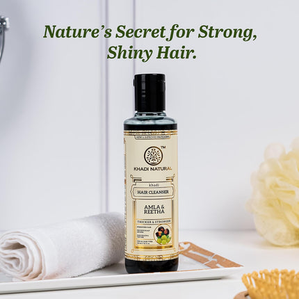 Khadi Natural Amla & Reetha Shampoo-210ml