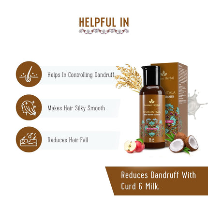 Avimee Herbal Shakuntala Daily Use Hair Cleanser Shampoo For Men & Women | 50 ml