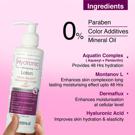 Regaliz Hydronic Moisturizing Body Lotion 200ml