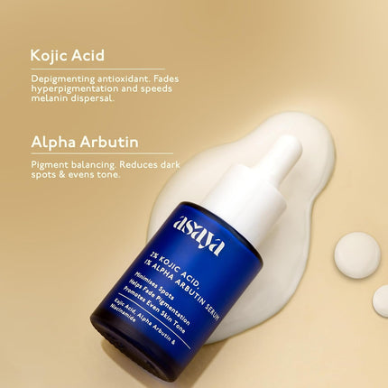 Asaya 2% Kojic Acid + 1% Alpha Arbutin Face Serum | 30 ml