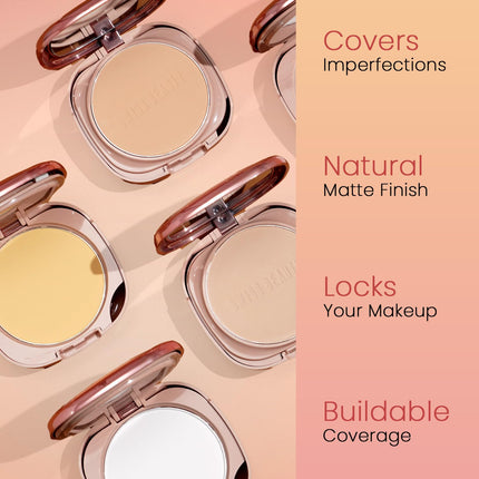 SWISS BEAUTY All Matte & Set Duo Lightweight Compact Powder + Translucent Powder-20gm