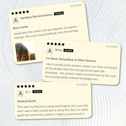 Moxie Beauty Curly Vibe Setter Travel Duo Cream (50ml) & Flexi Styling Serum Gel (50ml)