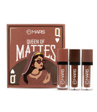 MARS Queen of Mattes Lipstick Box Set (3 x 4.5 ml) -Brown
