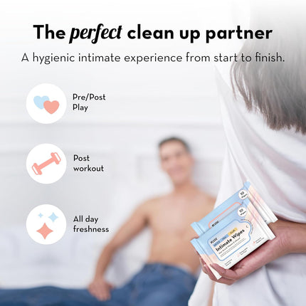 Plush Play Intimate Wipes For Women & Men (Pack of 20)