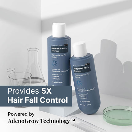 Bare Anatomy Hair Fall Control Shampoo Adenosine & Peptides 250ml (Pack of 2)