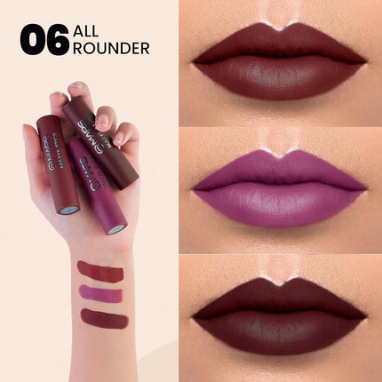 MARS Matte Box Set of 3 Lipsticks for Women 3x3.2 gm