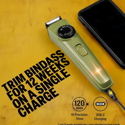 BOMBAY SHAVING COMPANY Flash Charging Men Beard Trimmer