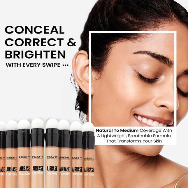 INSIGHT Airbase Concealer with Medium to Full Coverage Almond Dream-9g