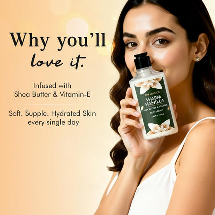 The Love Co Warm Vanilla Body Lotion-250ml