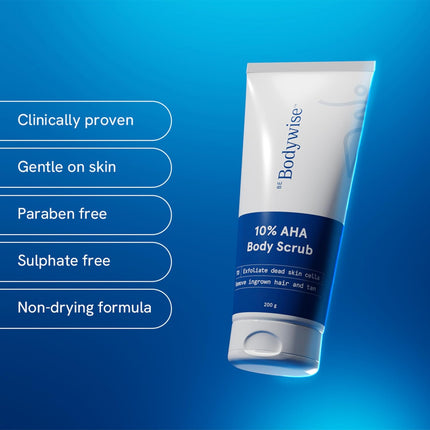 Be Bodywise 10% Lactic AHA Exfoliating Body Scrub