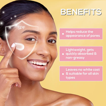RENEE Pore Minimizing Sunscreen SPF 70 With 2% Niacinamide, 2% Peptide & 3% Multivitamins, 50Ml