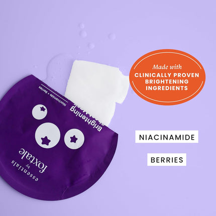 Foxtale Brightening Sheet Mask with Niacinamide and Berries 26g
