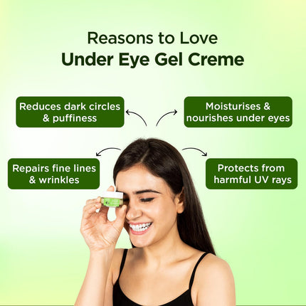 Bella Vita Organic EyeLift Hydrating Natural Under Eye Cream Gel -20 gm