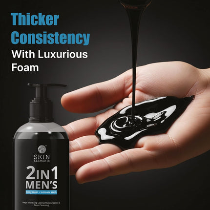 Skin Elements 2-in-1 Body Wash & Intimate Wash for Men-500ml