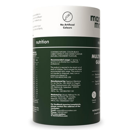 Man Matters Multivitamin Gummies 60N