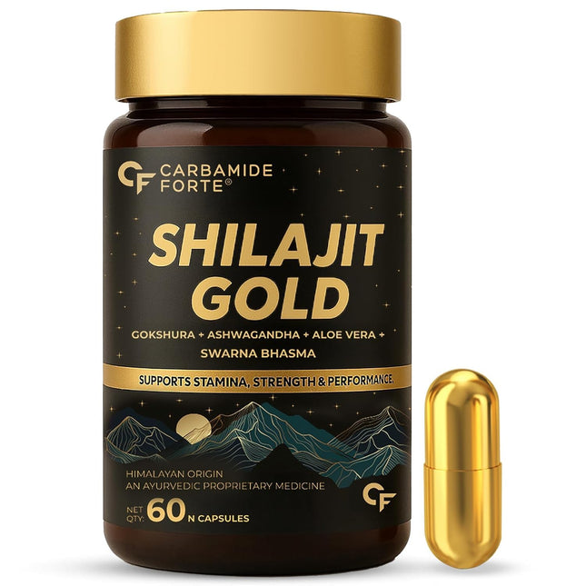 Carbamide Forte Shilajit Gold - 60 Veg Capsules