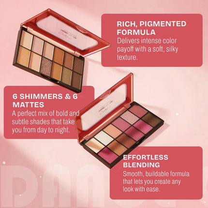 MARS 12 Shades Dance of Joy Eyeshadow Palette -13.2g