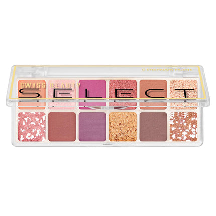 Swiss Beauty Select 12 shades Eyeshadow Palette-10gm