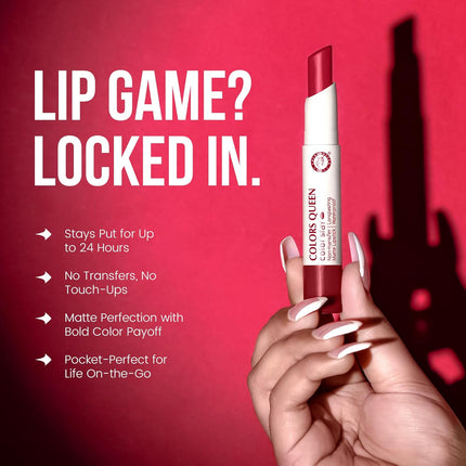 Colors Queen Color Stay Matte Lipstick -2.1g