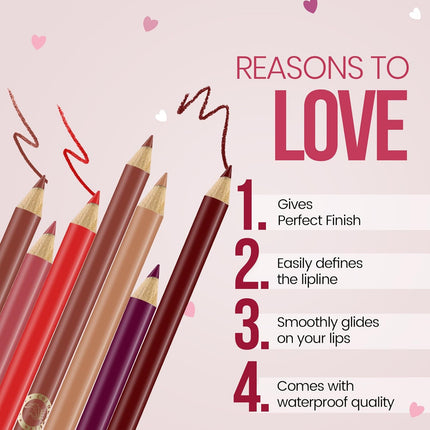 Colors Queen Matte Eyeliner & Lip Liner Enriched with Vitamin A & E