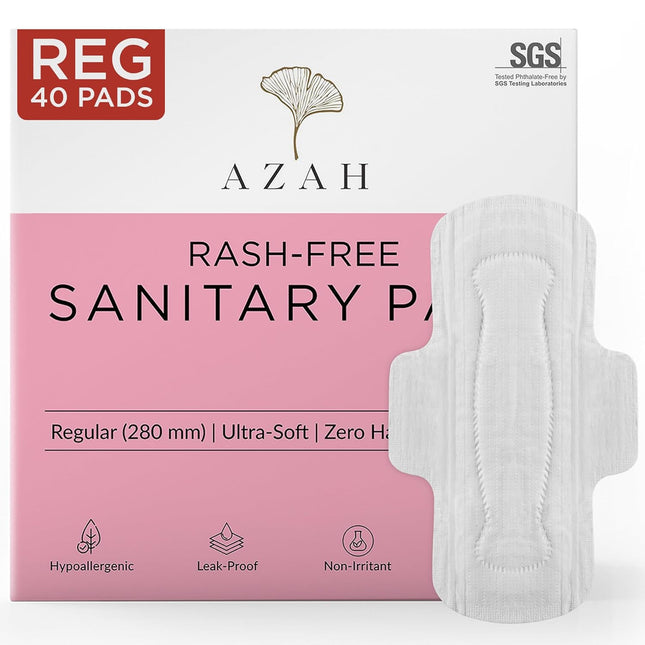 AZAH Sanitary Pads for Women Sanitary Napkins Regular 280 mm