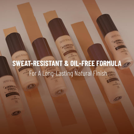 Swiss Beauty Airbrush Finish Full Coverage Foundation-30ml