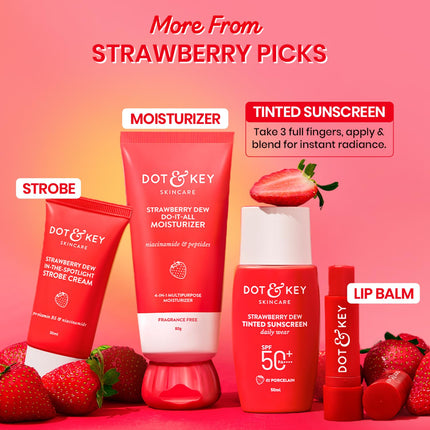 Dot & Key Strawberry Dew Tinted Sunscreen SPF 50+ Pa++++-50ml