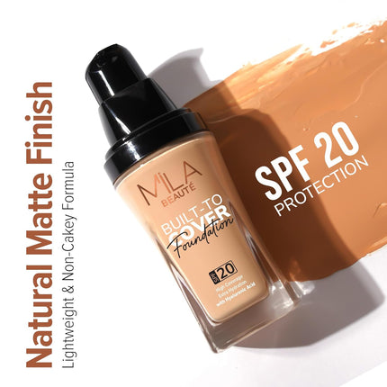 Mila Beauté Built to Cover Liquid Foundation -30ml