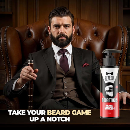 Beardo Godfather Beard Wash for men, 100ml