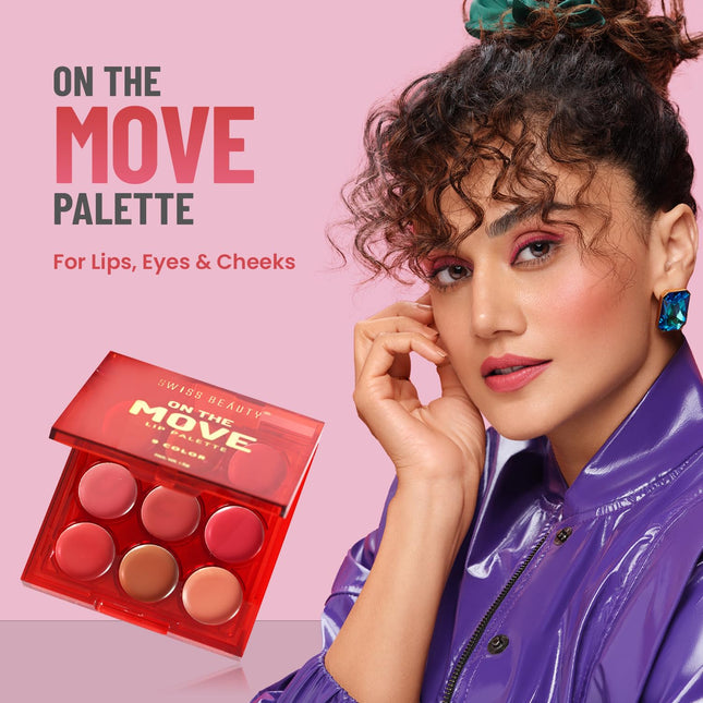 Swiss Beauty On the Move Pigmented Lip Palette -5g