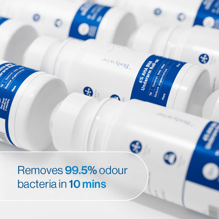 Be Bodywise 6% AHA BHA Underarm Roll On Deodorant,Flora Fragrance,1% Mandelic, 4% Lactic,1% Salicylic & Kojic Acid-50ML