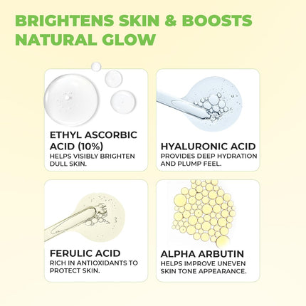 Avimee Herbal 10% Vitamin C Serum | Enriched with Hyaluronic Acid -25ml