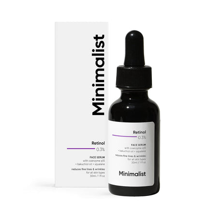 Minimalist Anti-Aging Night Serum with 0.3% Retinol & Q10 -30ml