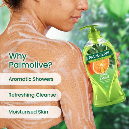 Palmolive Aroma Morning Tonic Body Wash, 750ml Shower Gel