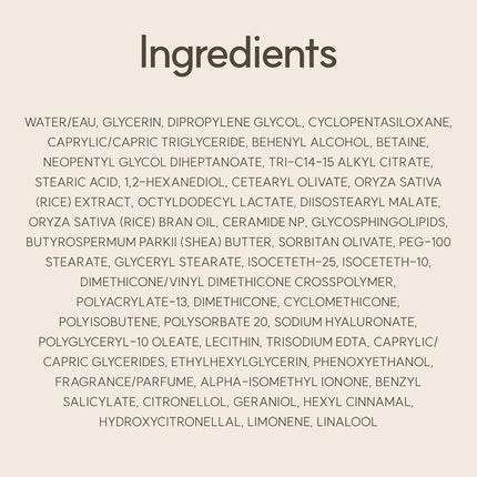 The Face Shop Rice & Ceramide Moisturizing Cream with Rice Extracts-50ml