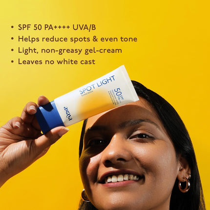 ASAYA Spot Light Depigmenting Sunscreen SPF50 PA++++ | 50g