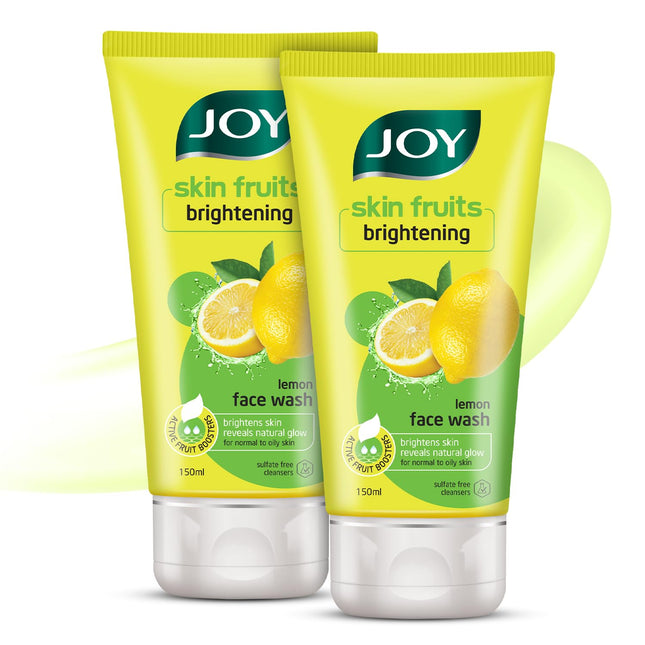 Joy Skin Fruits Lemon Face Wash For Normal to Oily Skin 150ml x 2
