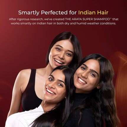 Arata Super Shampoo (150ml) For Dry And Frizzy Hair with Argan Oil, Biotin & Soy Protein