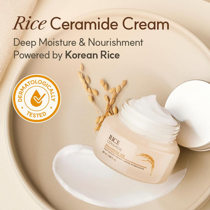 The Face Shop Rice & Ceramide Moisturizing Cream with Rice Extracts-50ml
