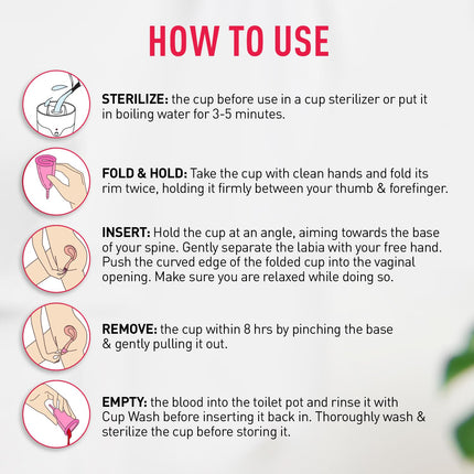 Sirona Reusable Menstrual Cup for Women