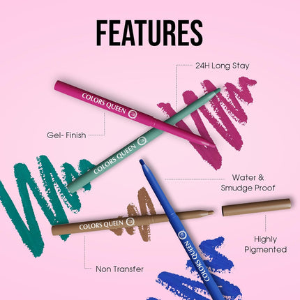 Colors Queen Extreme Color Kajal Pencil -0.4g