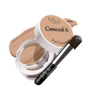 Mila Beauté Conceal It Pot Concealer with Brush | Enriched With SPF 15 and Vitamin E